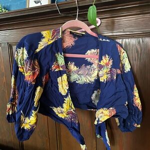 Trashy Diva Feathers tie top 14